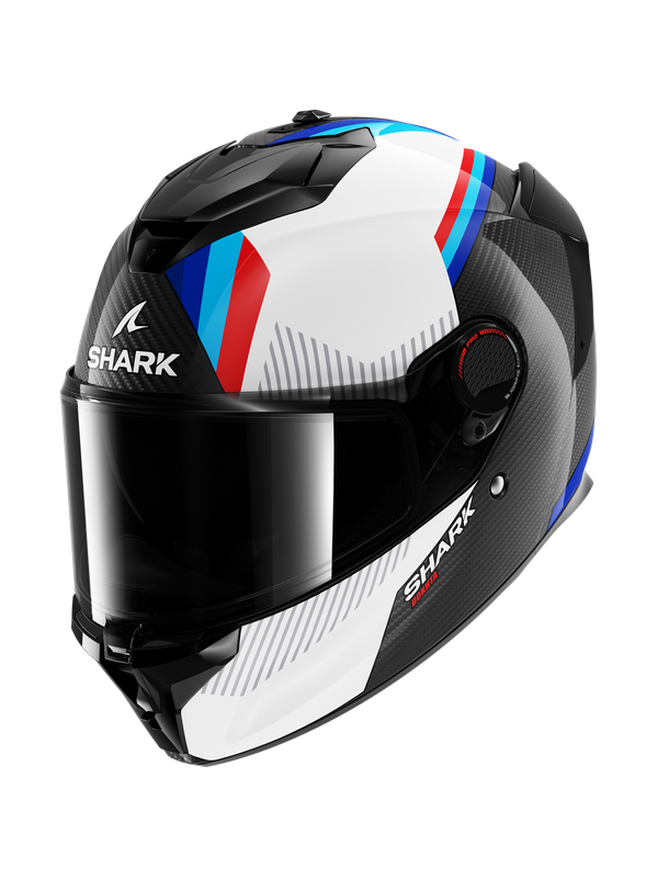 [HE1306EDWBXS] Shark Spartan Gt Pro Dokhta Carbon Carbon White Blue (XS)