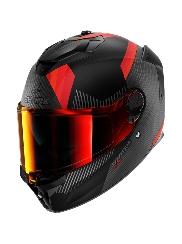 [HE1307EDOAXS] Shark Spartan Gt Pro Dokhta Carbon Mat Carbon Orange Anthracite (XS)