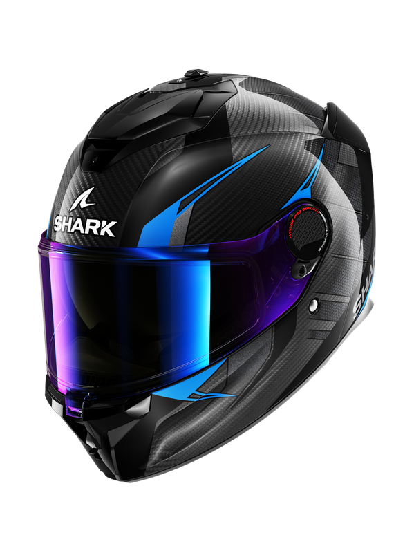[HE1310EDKBXS] Shark Spartan Gt Pro Kultram Carbon Carbon Black Bleu (XS)