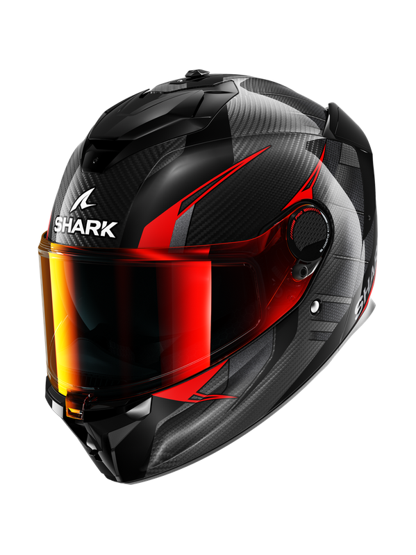[HE1310EDKRXS] Shark Spartan Gt Pro Kultram Carbon Carbon Black Red (XS)