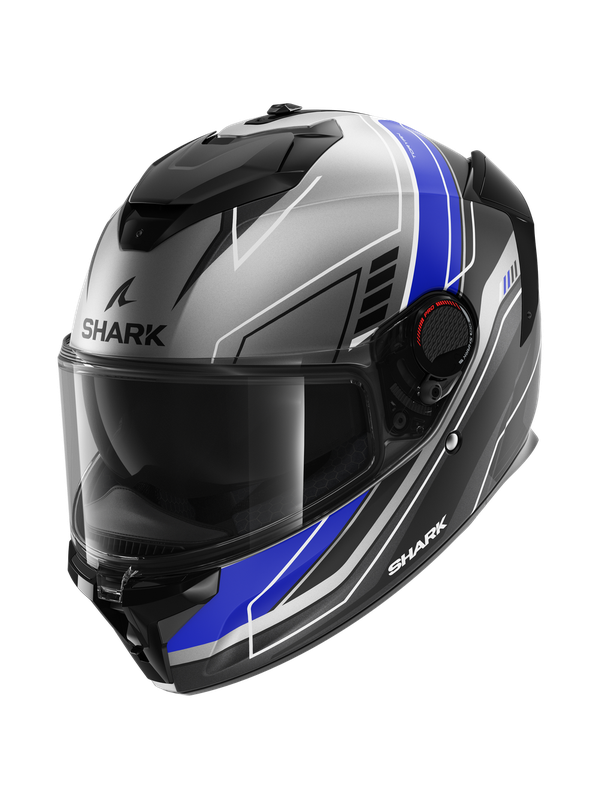 [HE1316EABKXS] Shark Spartan Gt Pro Toryan Mat Anthracite Blue Black (XS)