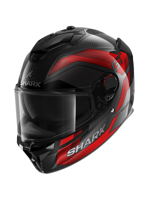 [HE1355EDRUXS] Shark Spartan Gt Pro Ritmo Carbon Carbon Red Chrom (XS)