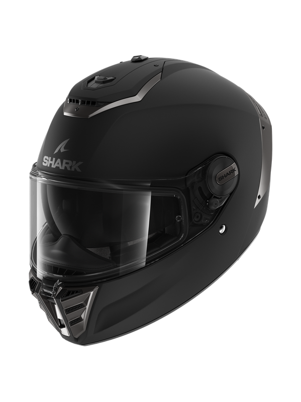 Shark SPARTAN RS BLANK Mat Black  Mat