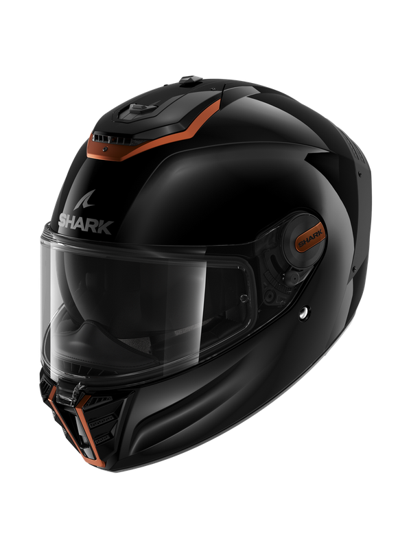 [HE8104EKCKXS] Shark SPARTAN RS BLANK SP Black Cupper Black (XS)