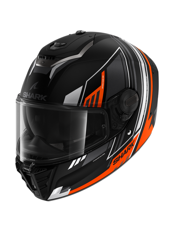[HE8111EKOUXS] Shark SPARTAN RS BYRHON Mat Black Orange Chrom (XS)