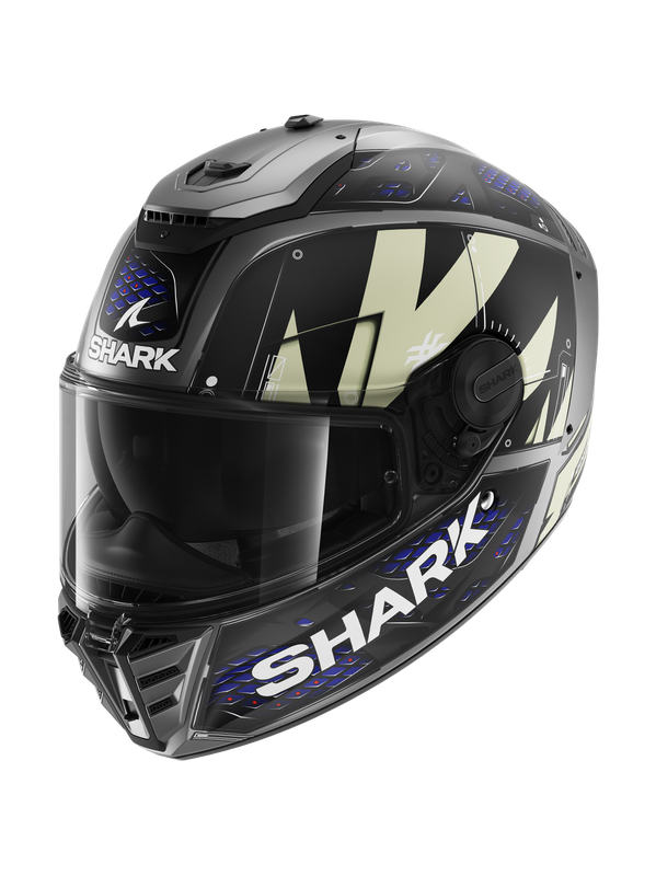 [HE8113EAABXS] Shark SPARTAN RS STINGREY Mat Anthracite Anthracite Blue (XS)