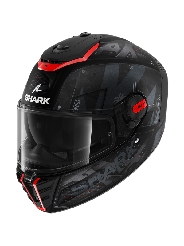 Shark SPARTAN RS STINGREY Mat Black Anthracite Red