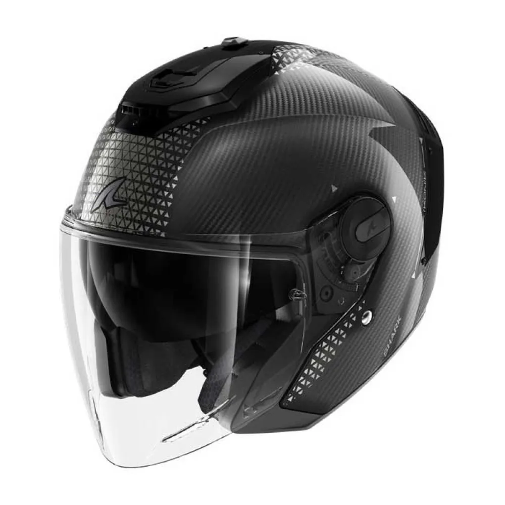 [HE8210EDKUXS] Shark RS JET CARBON IKONIK Carbon Black Chrom (XS)