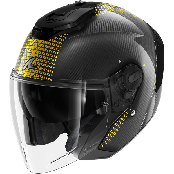 [HE8210EDQUXS] Shark RS JET CARBON IKONIK Carbon Gold Chrom (XS)