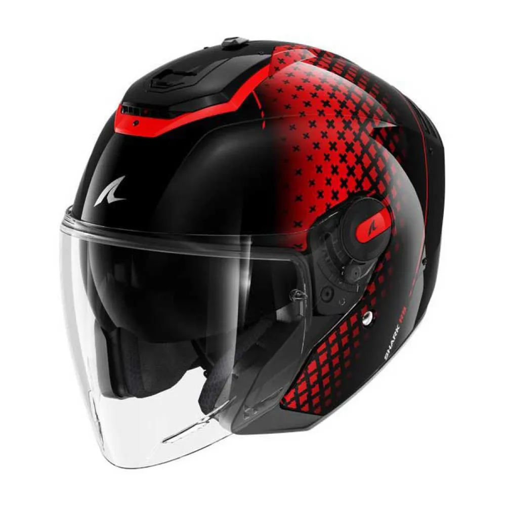 [HE8260EKRAXS] Shark RS JET STRIDE Black Red Anthracite (XS)