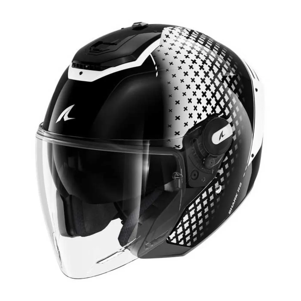 [HE8260EKWKXS] Shark RS JET STRIDE Black White Black (XS)
