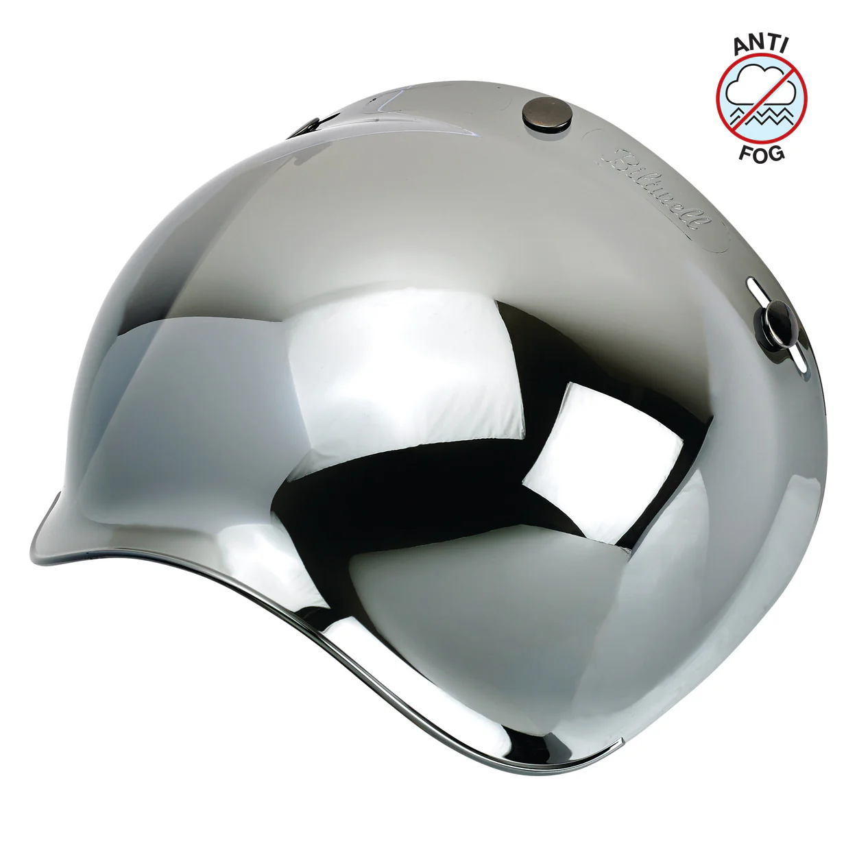 [559475] Biltwell BUBBLE SHIELD Chrome Mirror
