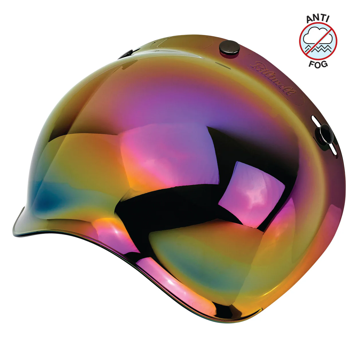 [559480] Biltwell BUBBLE SHIELD Rainbow Mirror