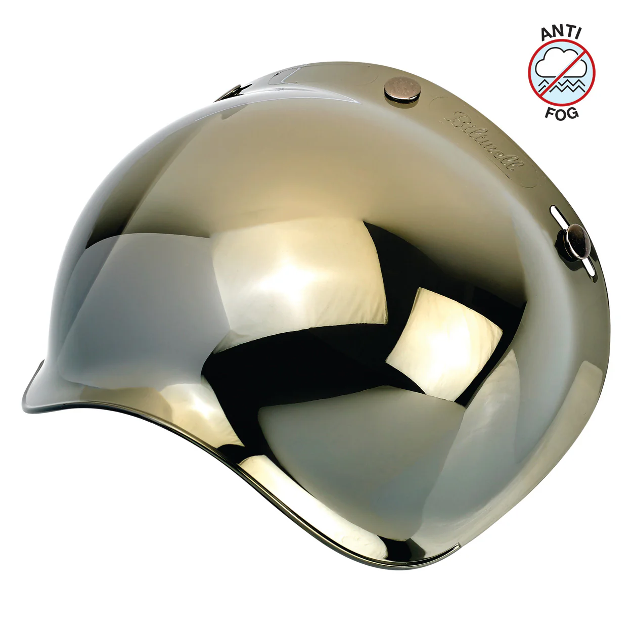 Biltwell BUBBLE SHIELD Gold Mirror