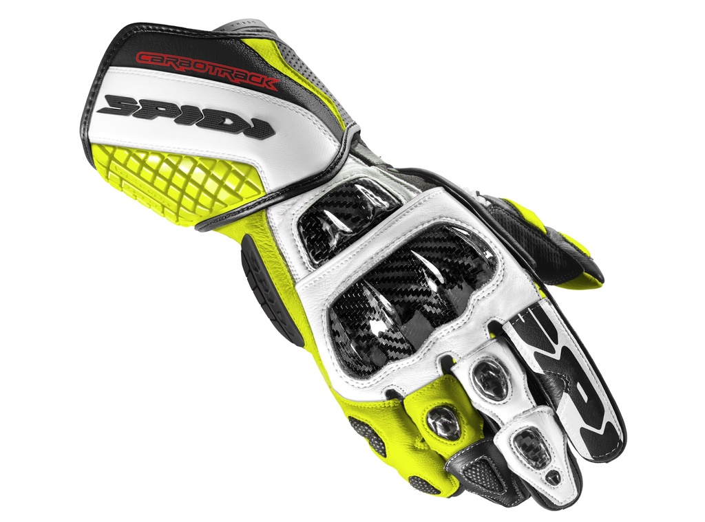 [A203-394-S] Spidi Carbo Track Evo Black/Fluorescente Yellow (S)