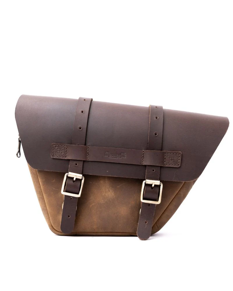 TRIP MACHINE WINGMAN SIDE PANEL ROYAL ENFIELD Tobacco Brown