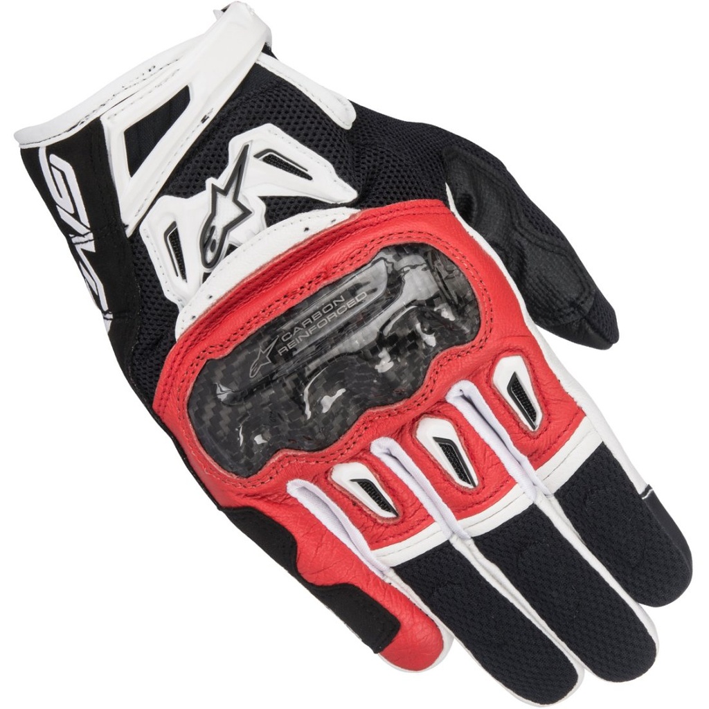 [3567717-132-S] Alpinestars Smx-2 Air Carbon V2 Glove Black Red White (S)
