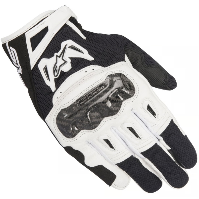 [3567717-12-S] Alpinestars Smx-2 Air Carbon V2 Glove Black White (S)