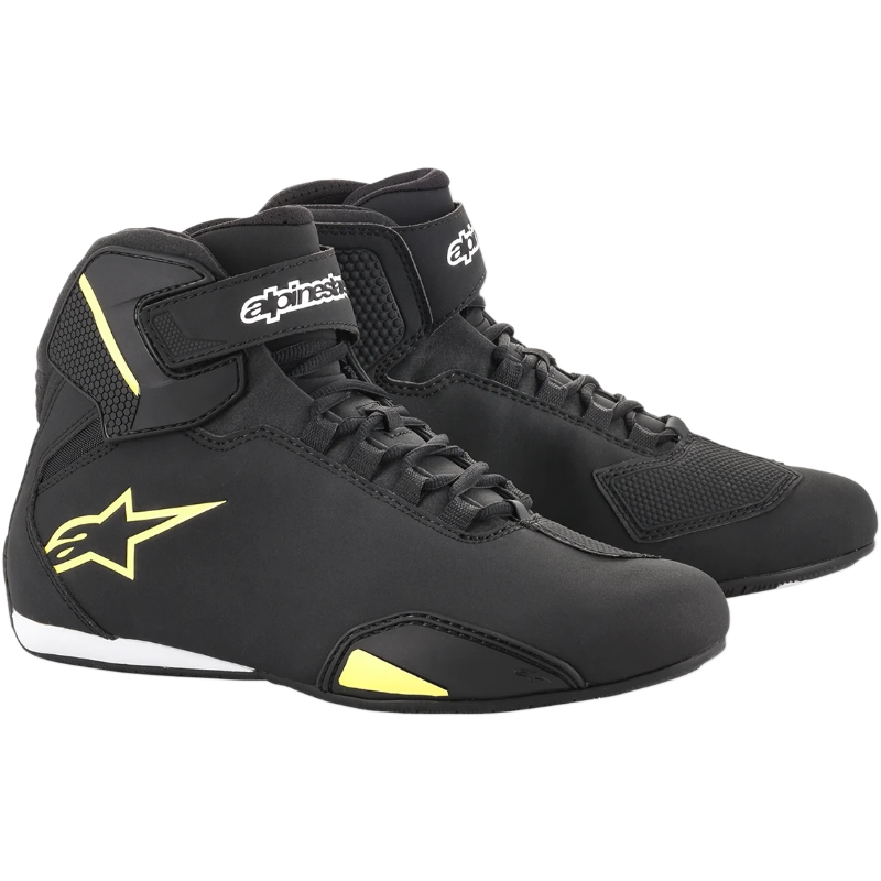 [2515518-155-6] Alpinestars Sektor Shoe Black Yellow Fluo (6)