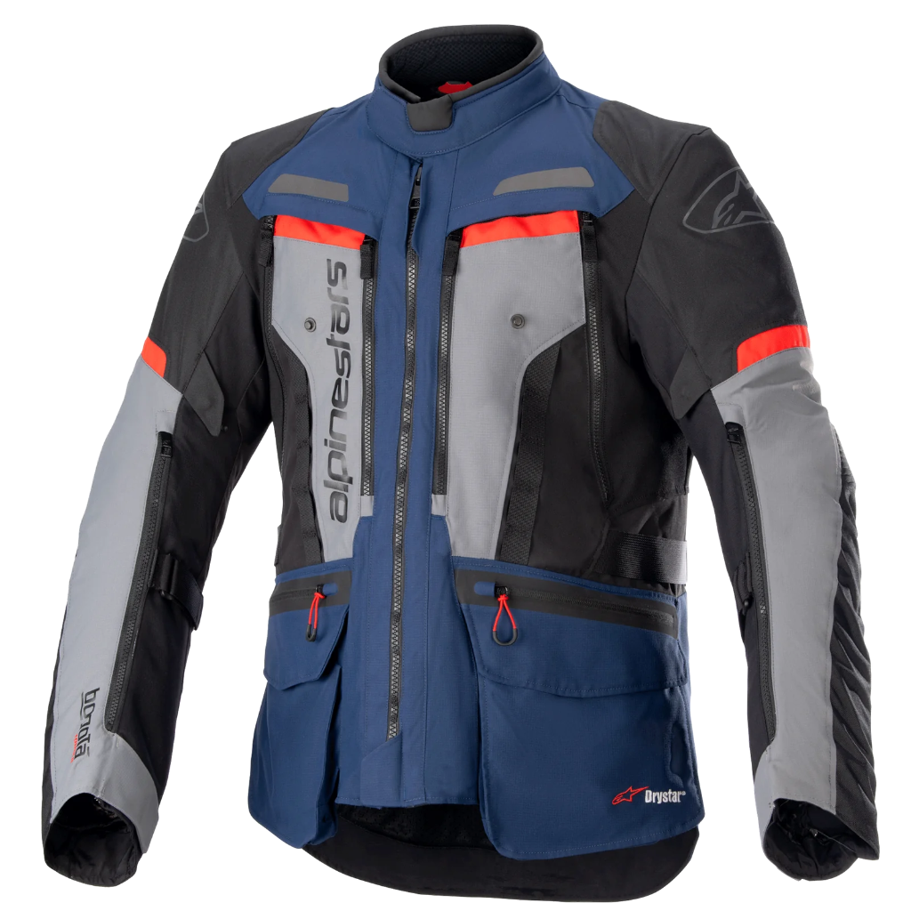 [3207023-7093-S] Alpinestars Bogota' Pro Drystar Jacket Dark Blue Black Bright Red (S)