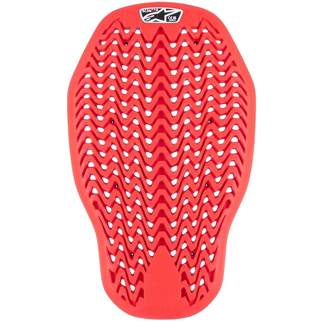 [6526524-31-S] Alpinestars Nucleon Plasma Back Protector Insert Red Black (S)