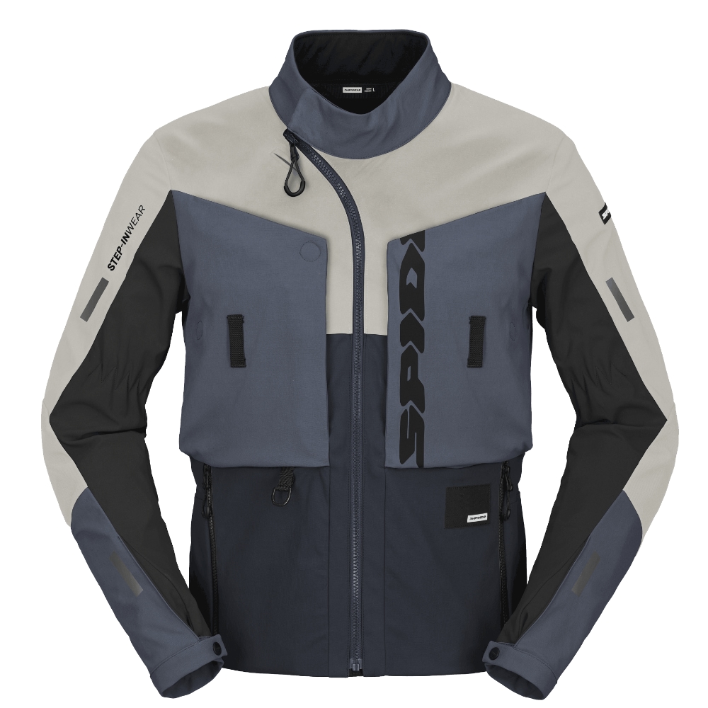 [D323-498-S] Spidi FRONTIER THERMORAIN Ice/Blue (S)