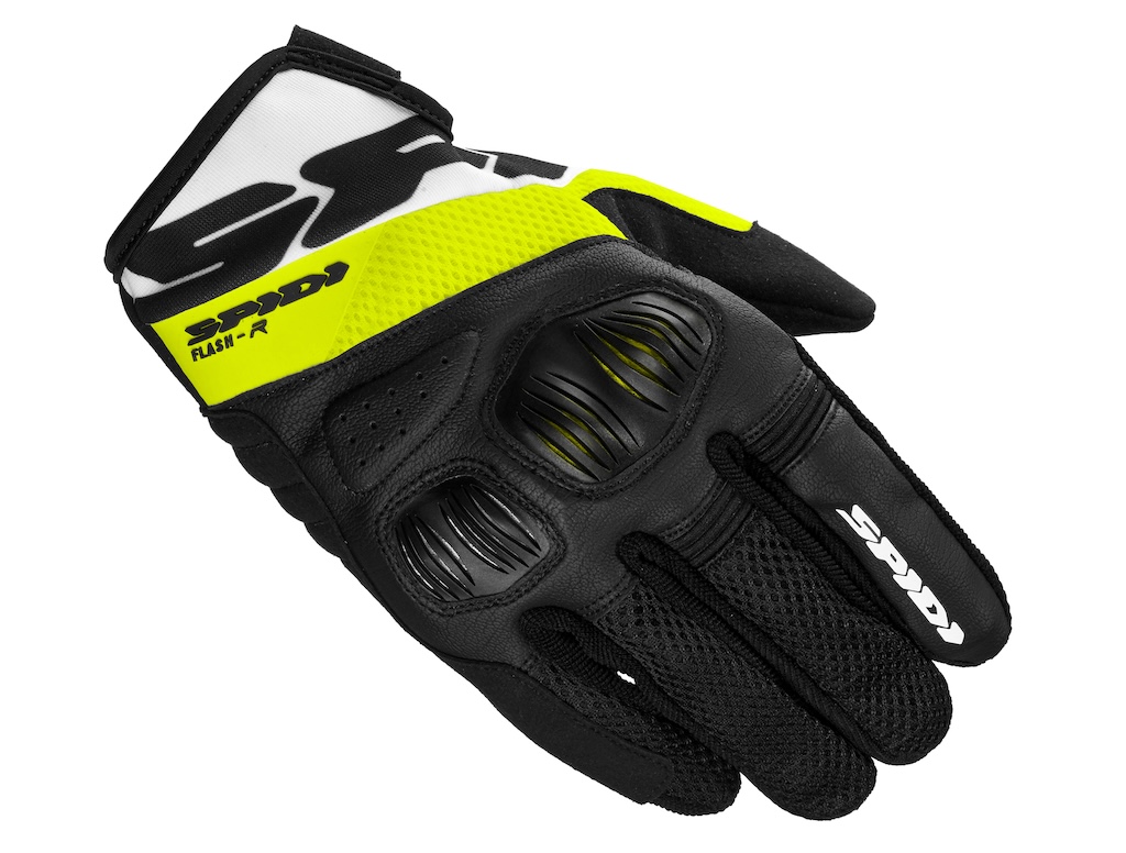 [B79-394-S] Spidi Flash-R Evo Black/Fluorescente yellow (S)