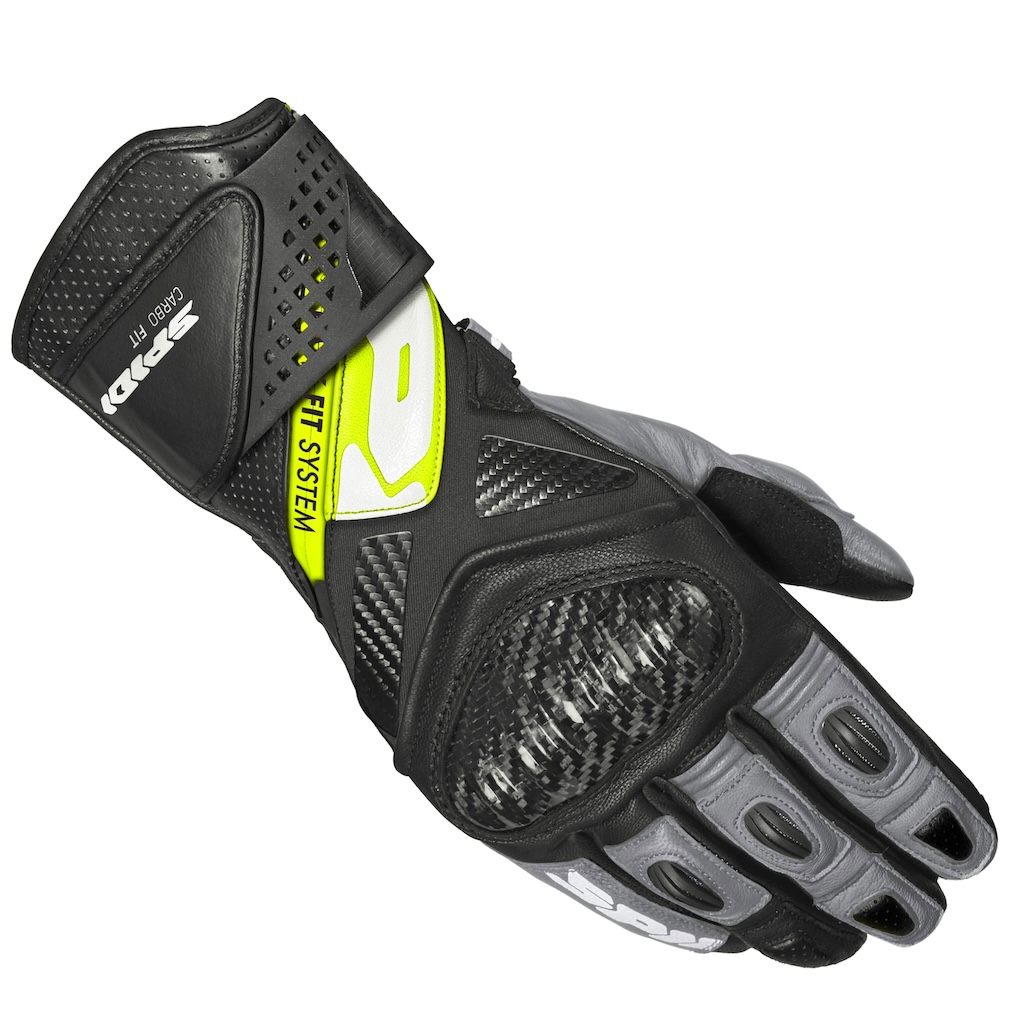 [A226-394-S] Spidi CARBO FIT Black/Fluorescente yellow (S)