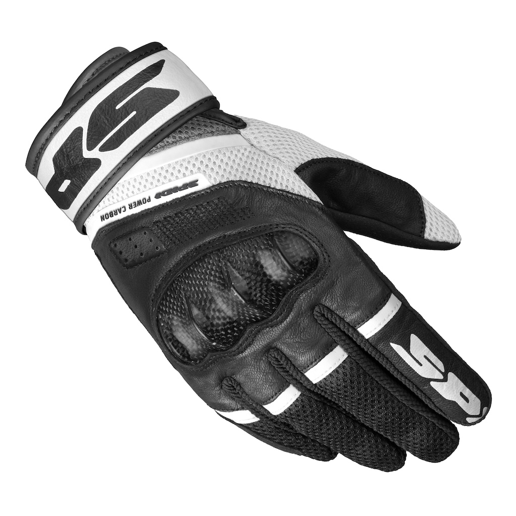 [C119-011-XS] Spidi POWER CARBON LADY Black/White (XS)