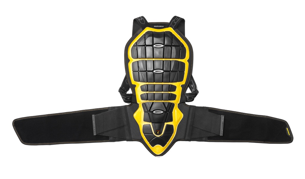 [Z117-016-M] Spidi BACK WARRIOR 170/180 Black/Yellow (M)