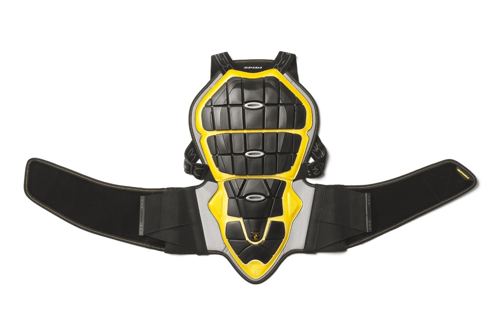 [Z109-016-XS] Spidi BACK WARRIOR 145-160 LADY Black/Yellow (XS)