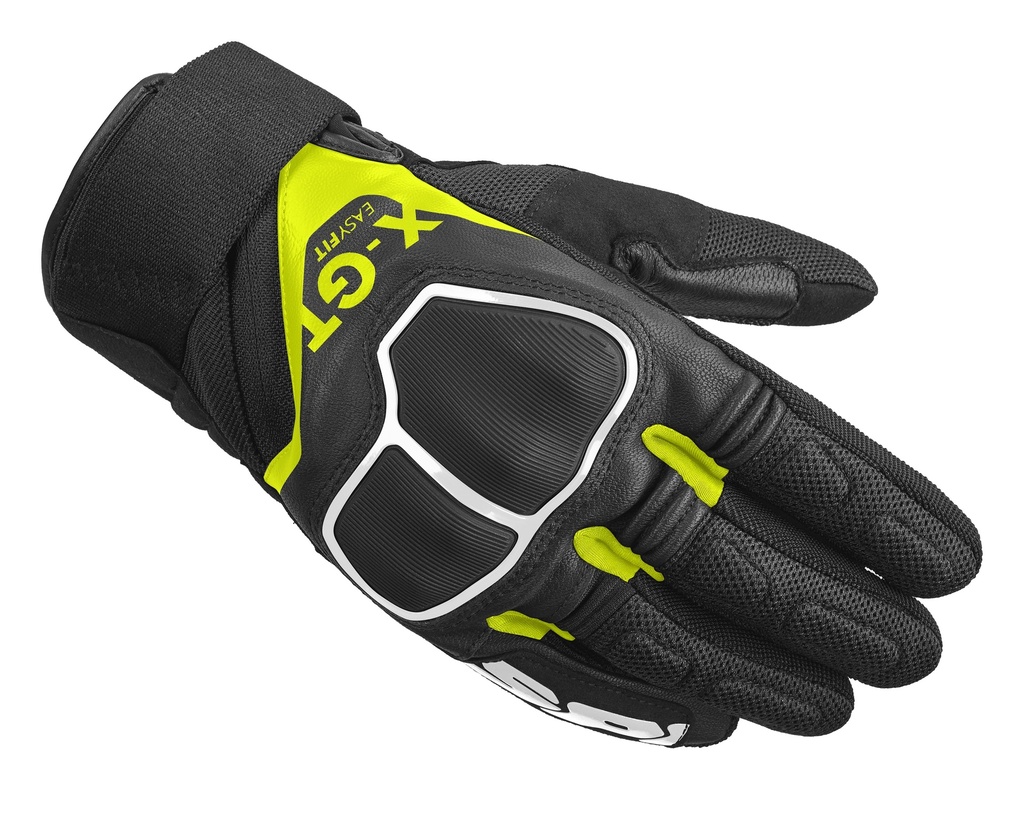 [C115-394-S] Spidi X-Gt Black/Fluorescente Yellow (S)