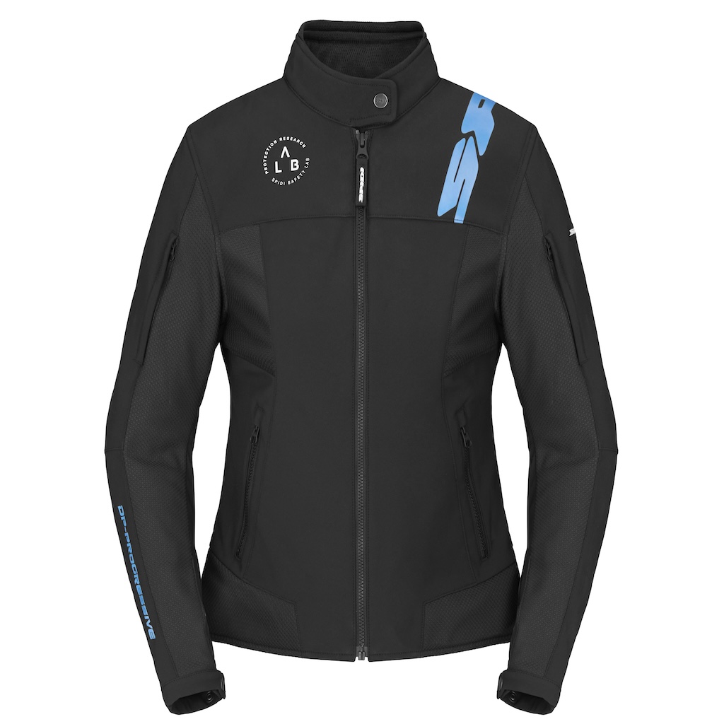 [T355-073-XS] Spidi CORSA TEX LADY Black/Light blu (XS)