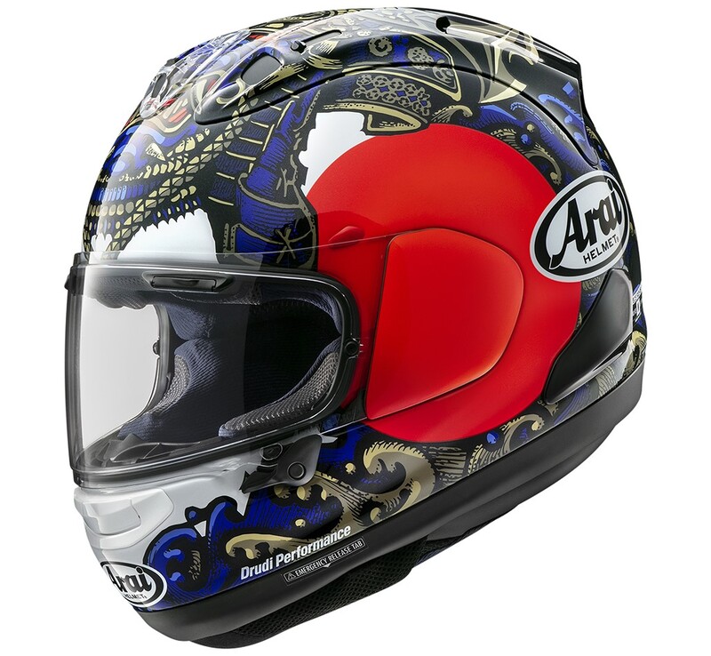 Arai RX-7V Evo Samurai Multicolor