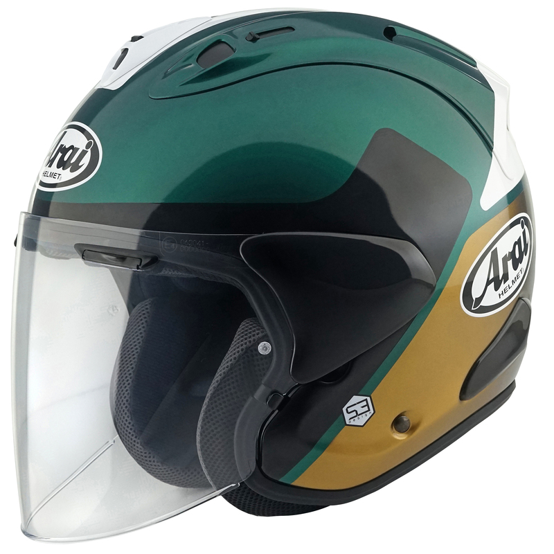 [148-0335-01] Arai SZ-R Evo Frost Legantelic Green (XS)