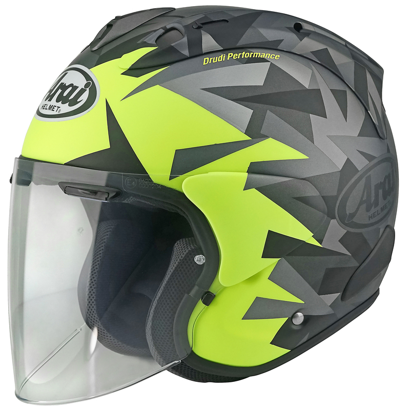 Arai SZ-R Evo Frost Mimesis Yellow