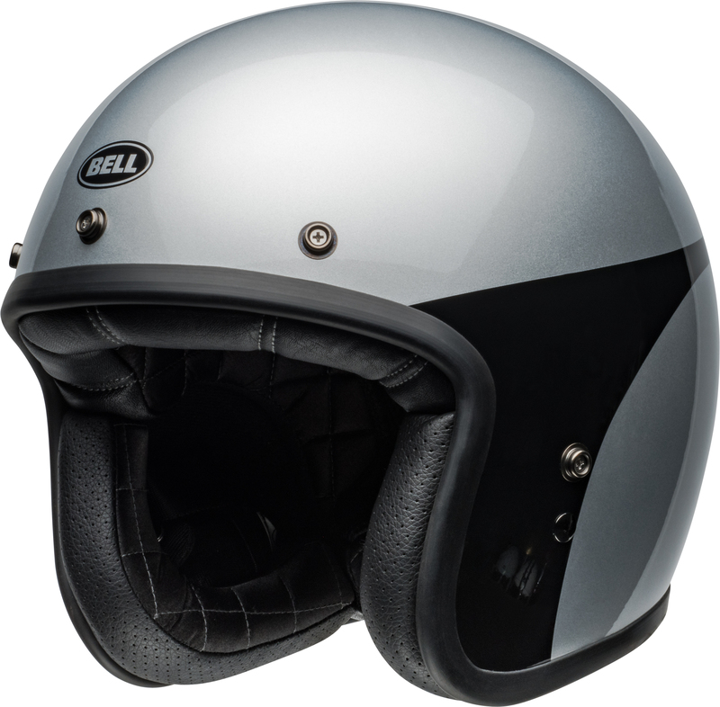 [7164245] Bell Custom 500 Chassis Gloss Silver Black (S)