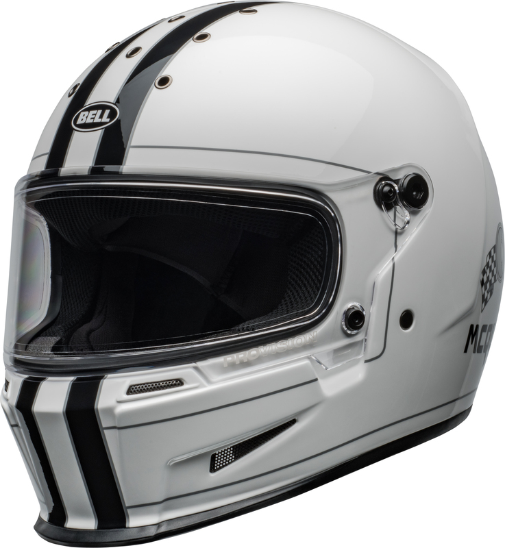 [7158095] Bell Eliminator Steve McQueen Gloss White (S)