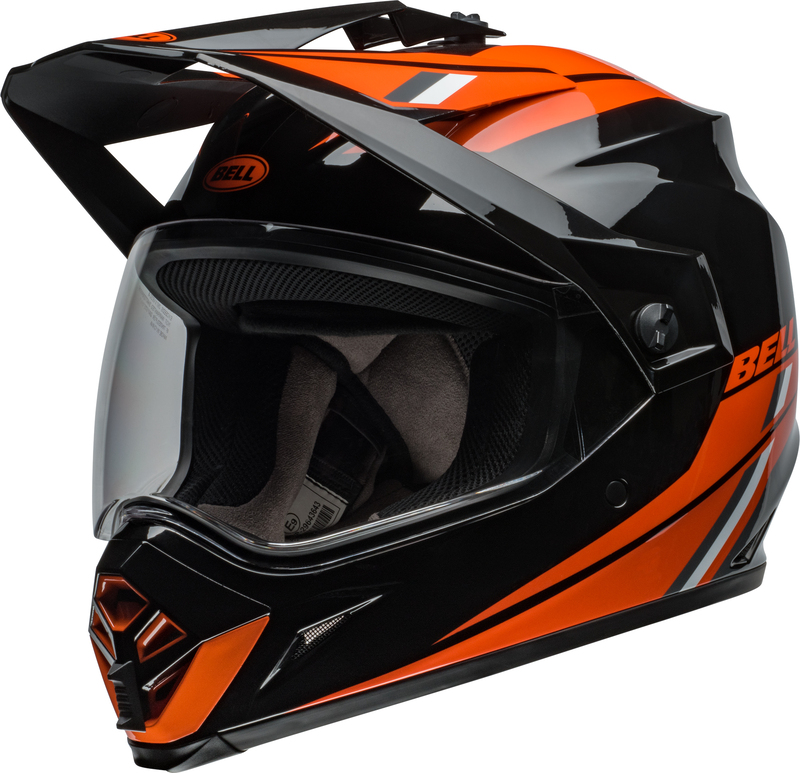 [7157257] Bell MX-9 Adventure MIPS Alpine Gloss Black/Orange (S)