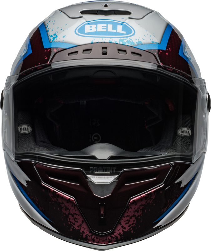 [7159989] Bell Race Star DLX Flex - Xenon Gloss Blue/Retina (S)