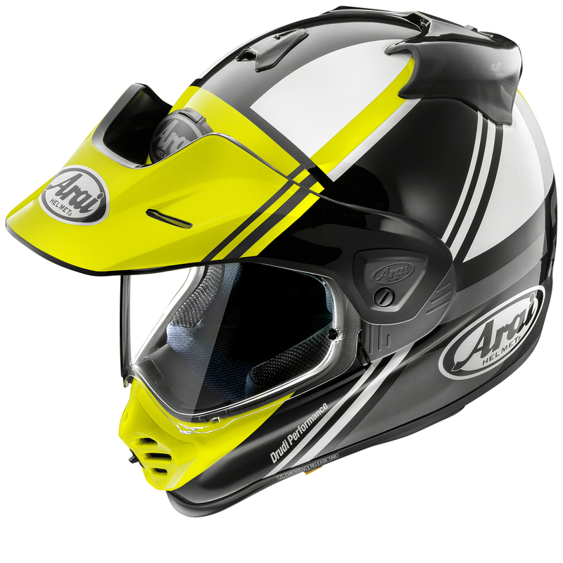[184-0309-01] Arai Tour-X5 Cosmic Yellow Fluor (XS)