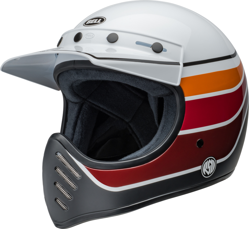 [7158724] BELL Moto-3 RSD Saddleback Satin Gloss White Black (S)