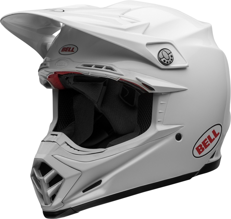 [7150439] Bell Moto-9S Flex Solid White (S)