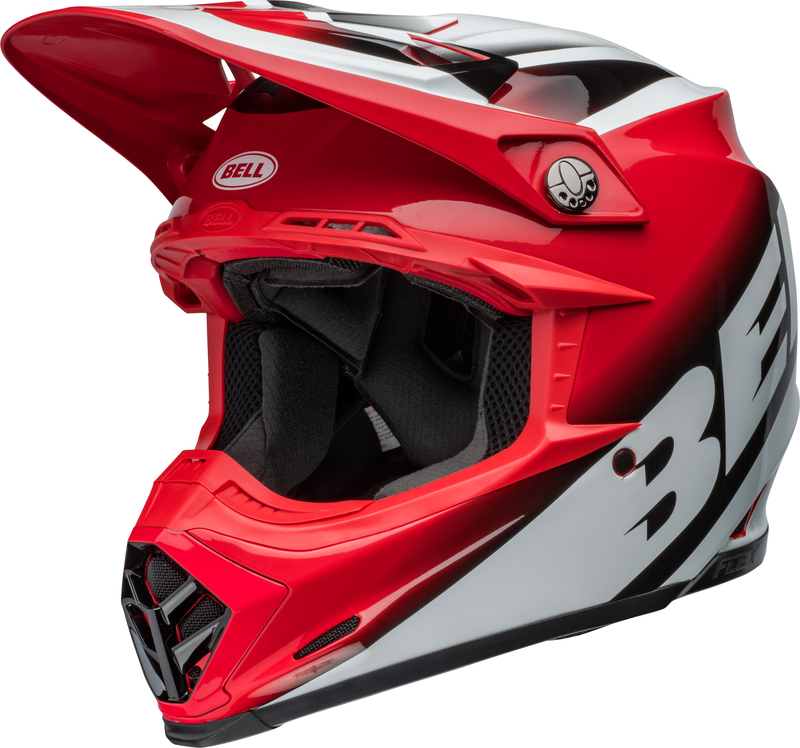 [7157224] Bell Moto-9S Flex Rail Gloss Red White (S)