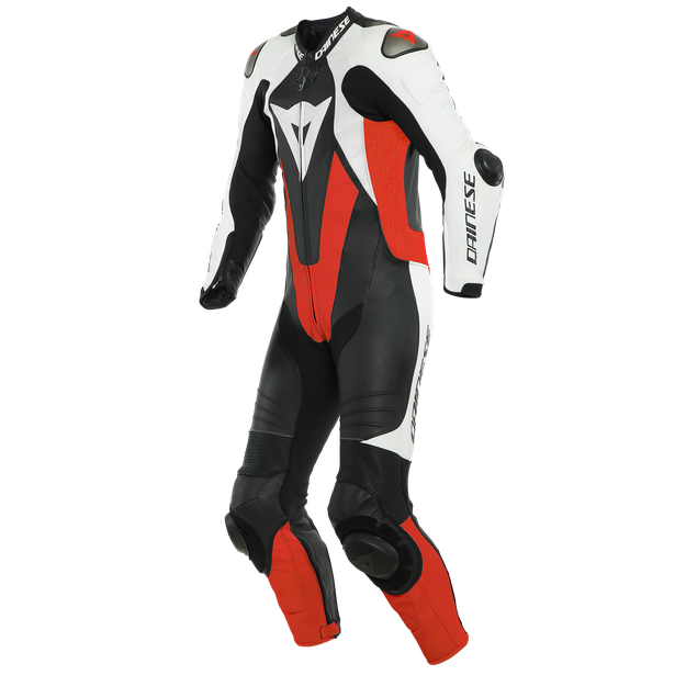 [1513467 N32 44] Dainese Laguna Seca 5 1Pc Leather Suit Perf. black/white/fluo-red (44)