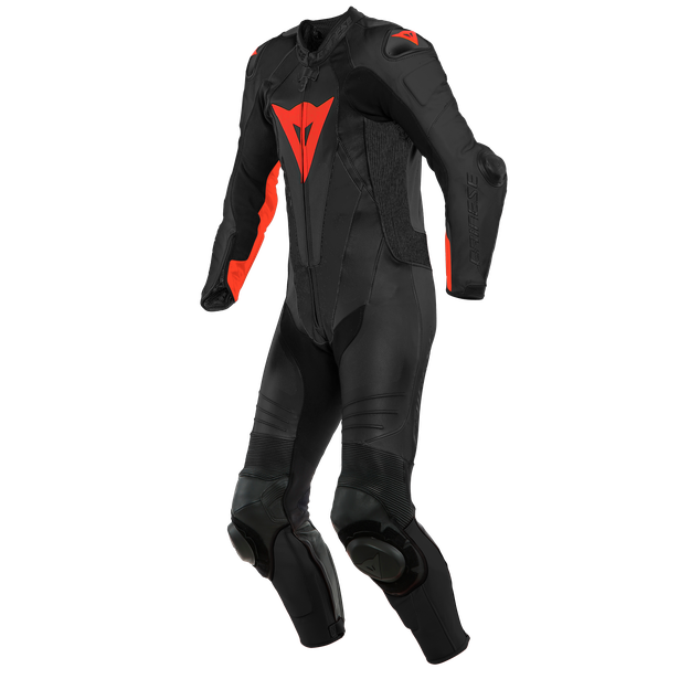 Dainese Laguna Seca 5 1Pc Leather Suit Perf. black/fluo-red