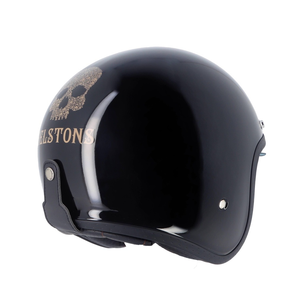 [2024056 NO XS] Helstons BRAVE HELMET EN-2206 BLACK (H589) (XS)