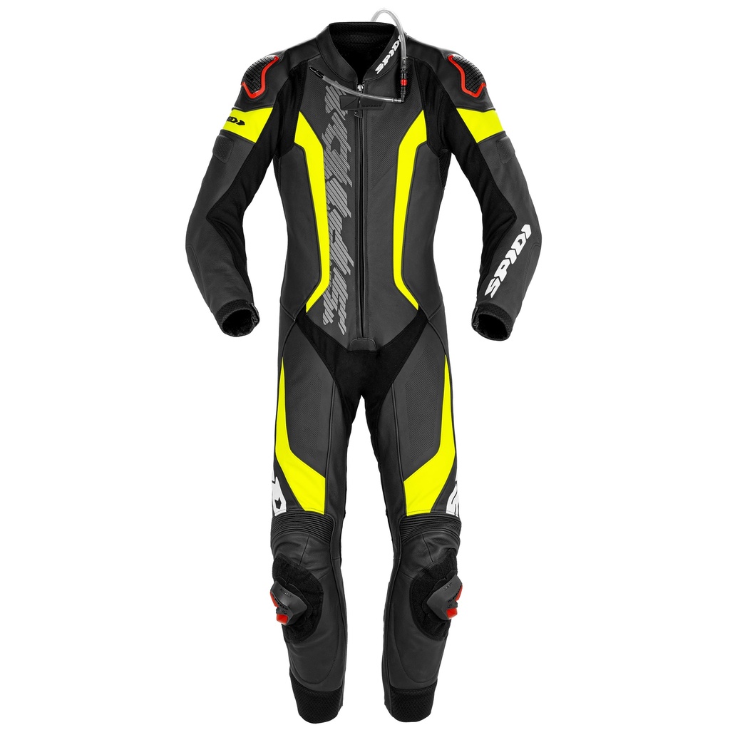 [Y154-394-48] Spidi Laser Pro Perforated Black/Fluorescente Yellow (46)