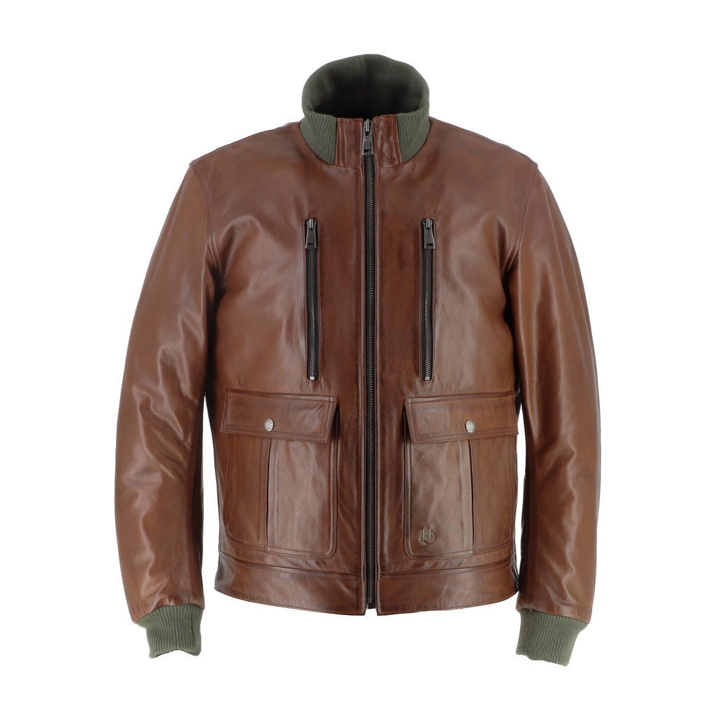 [2024095 TCR S] Helstons DOWNTOWN Waxed Rag TAN Leather (S)