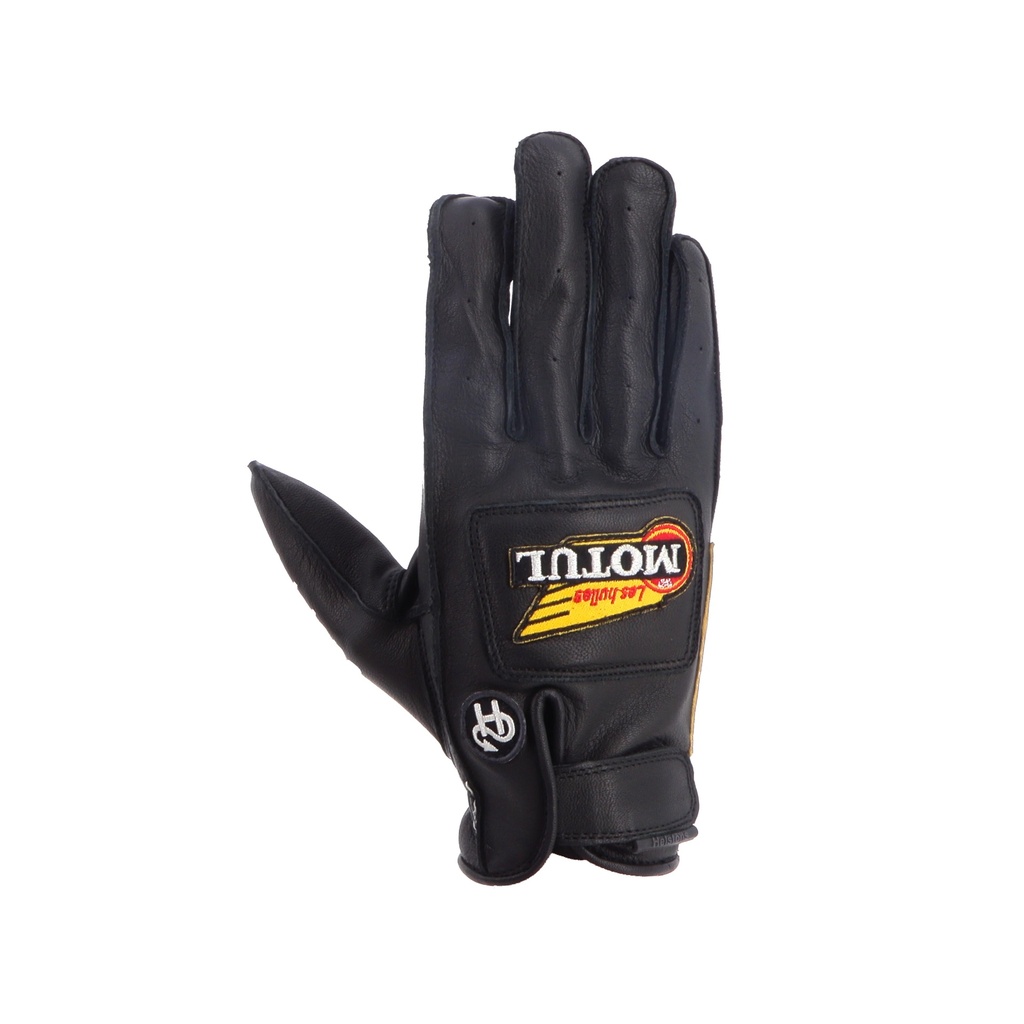 [2024073 NO T8] Helstons MOTUL OIL SUMMER BLACK Leather  (T8)